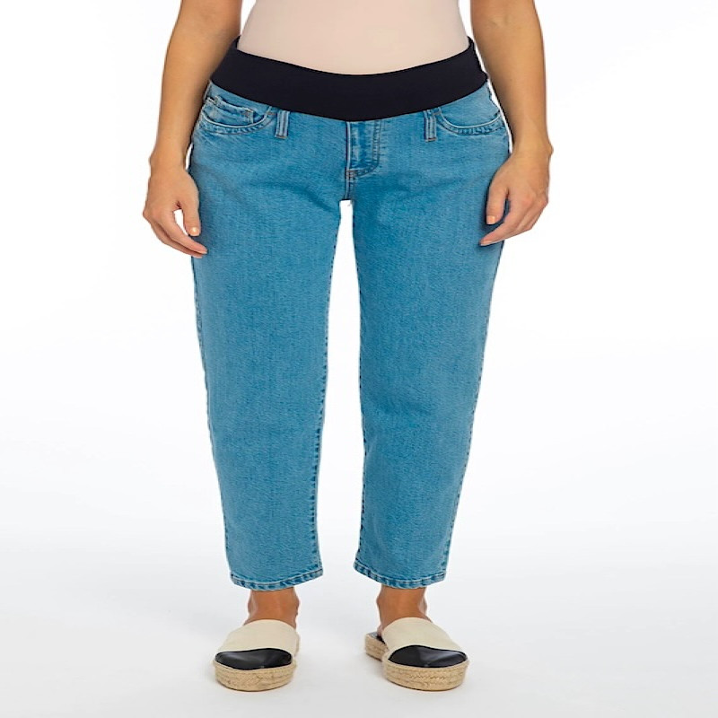 Made in Italy MOM FIT W020 Cotton Maternity Jeans